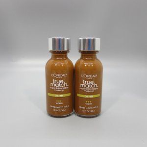 L'OREAL True Match Super Blendable Makeup Liquid Foundation W9.5 DEEP WARM 1 oz.